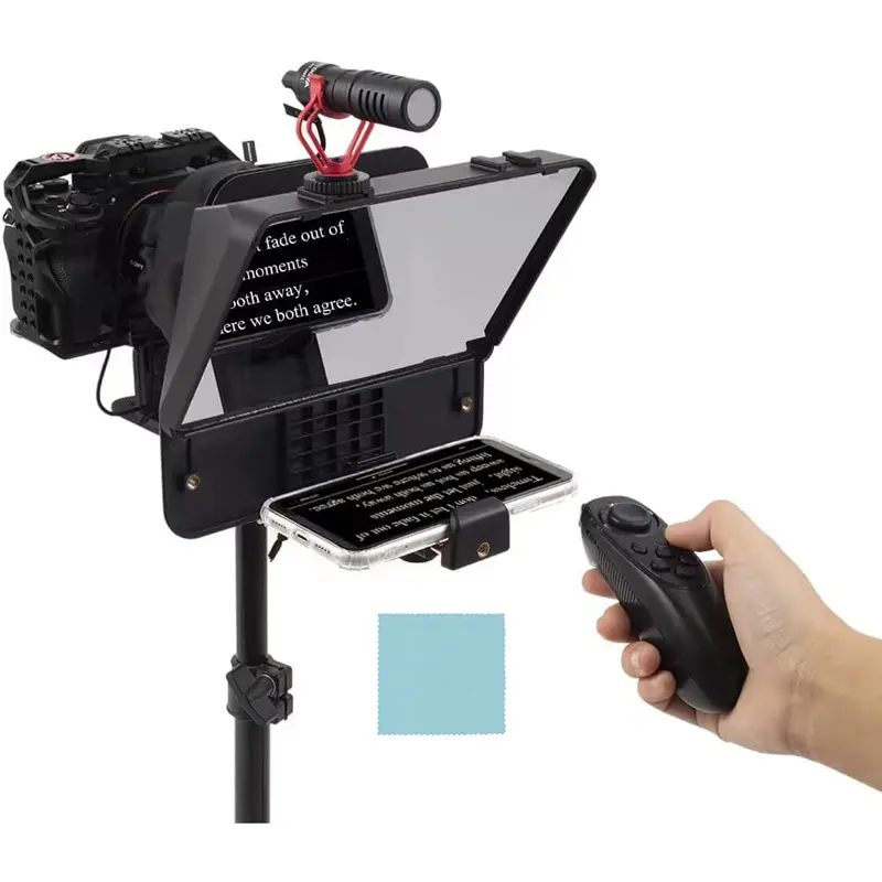 MagicLine 10 Inch Phone DSLR Camera Recording Teleprompter