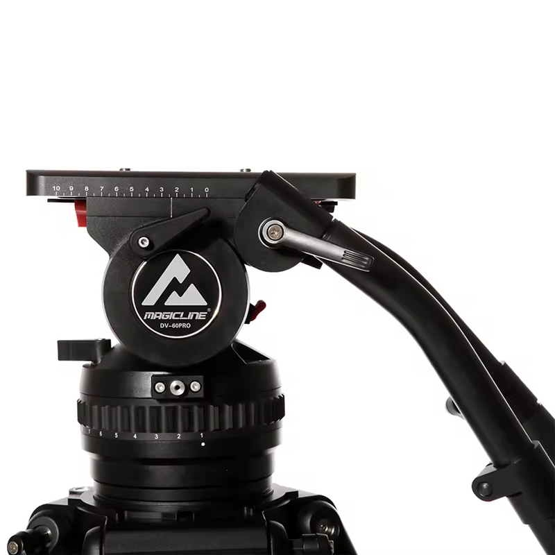 V60 Studio Cine Video TV Tripod System 4-Bolt Flat Base