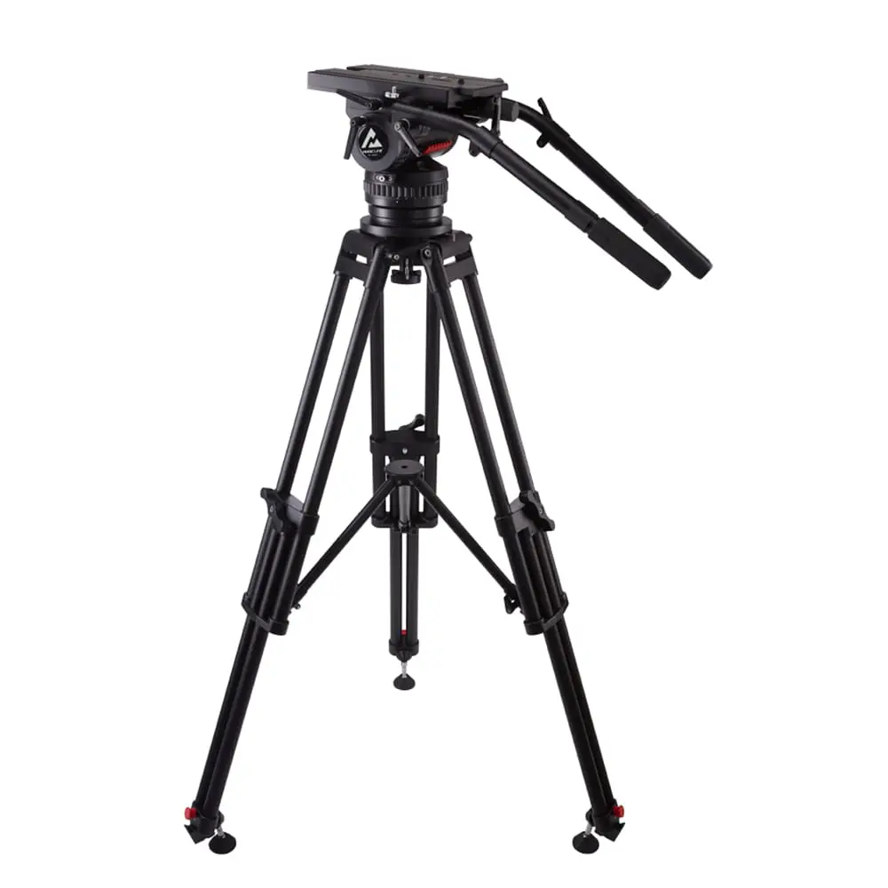 V90 Heavy-Duty Cine TV Tripod Kit with 4-Bolt Flat Base