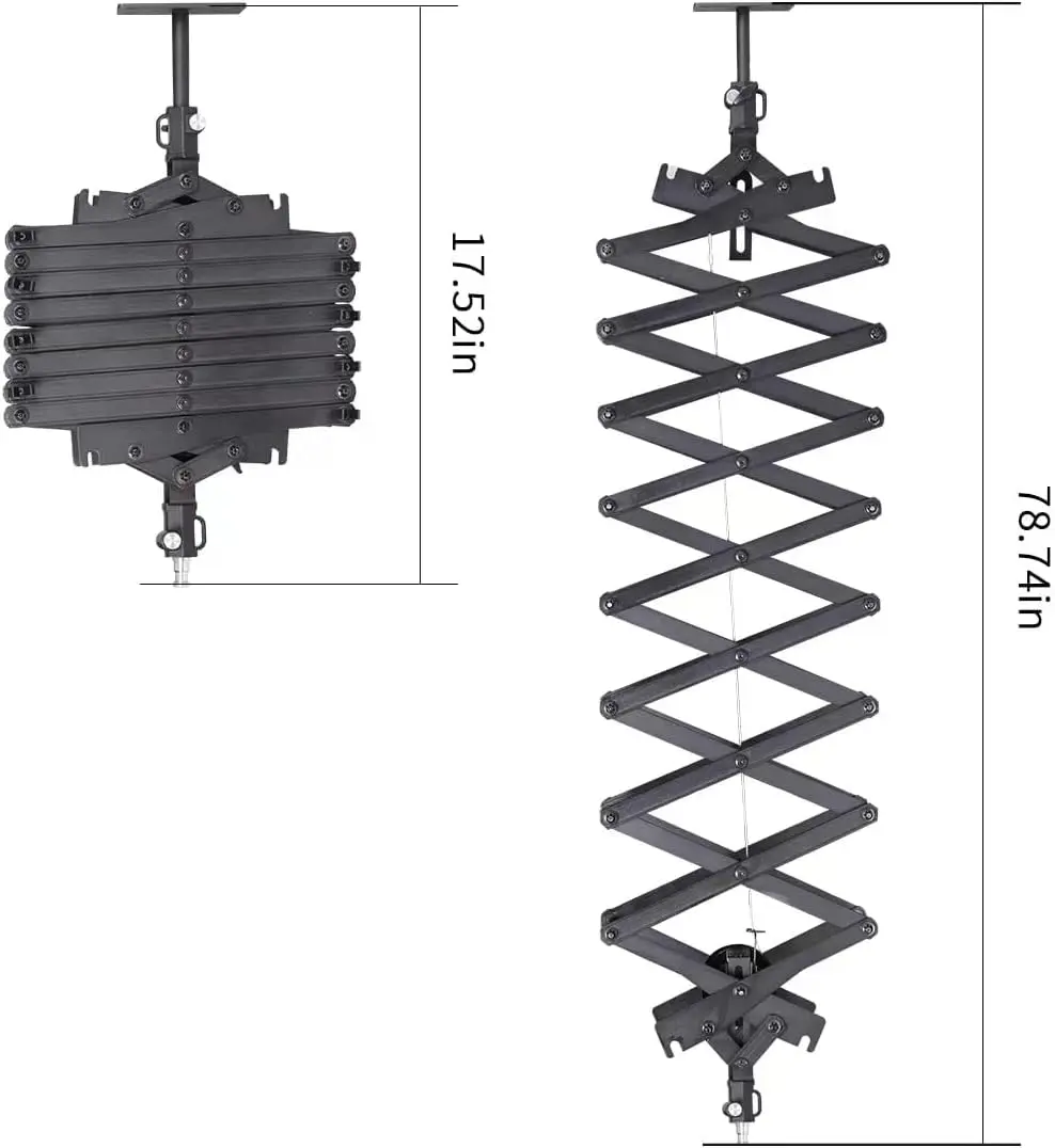 MagicLine Photography Ceiling Rail System 2M Lifting Constant Force Hinge kit