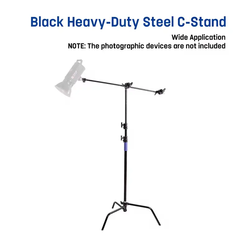MagicLine Black Light C Stand with Boom Arm (40 Inch)
