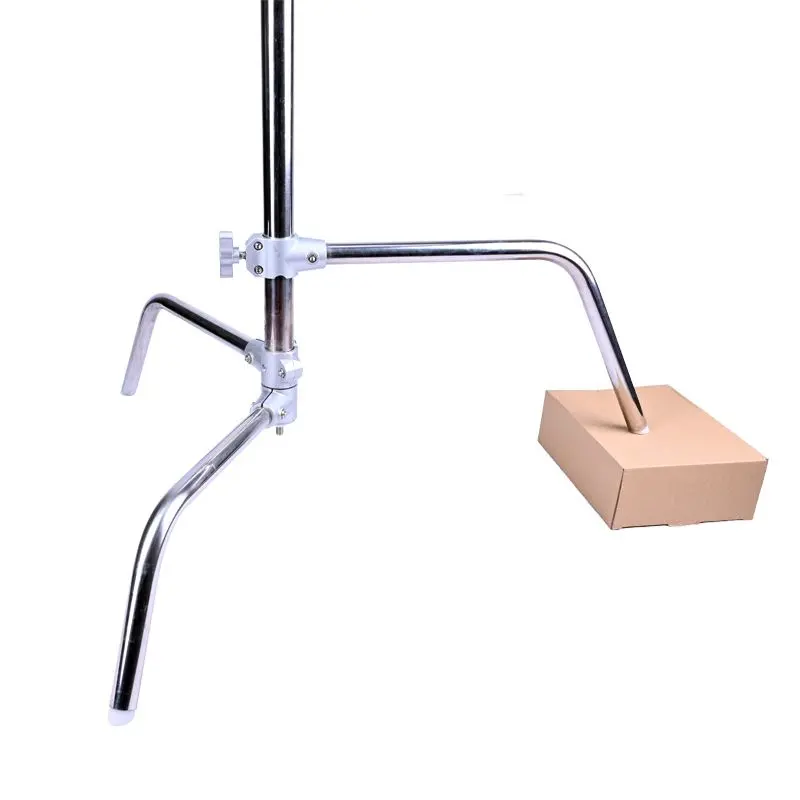 MagicLine MultiFlex Sliding Leg Stainless Steel C Light Stand 325CM
