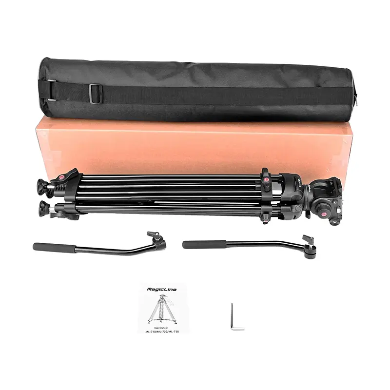 70.9 inch Heavy Aluminum Video Camera Tripod Kit