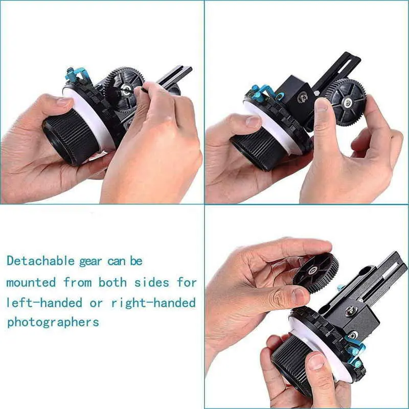 MagicLine A-B Stop Camera Follow Focus with Gear Ring Belt