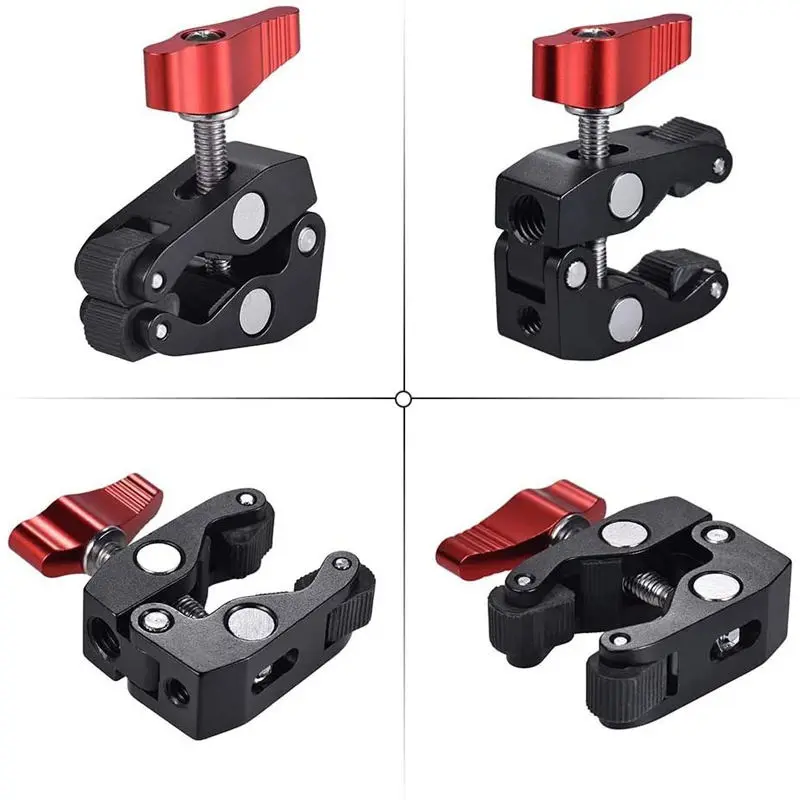 MagicLine Crab Pliers Clip Super Clamp with 1/4″ and 3/8″ Screw Hole