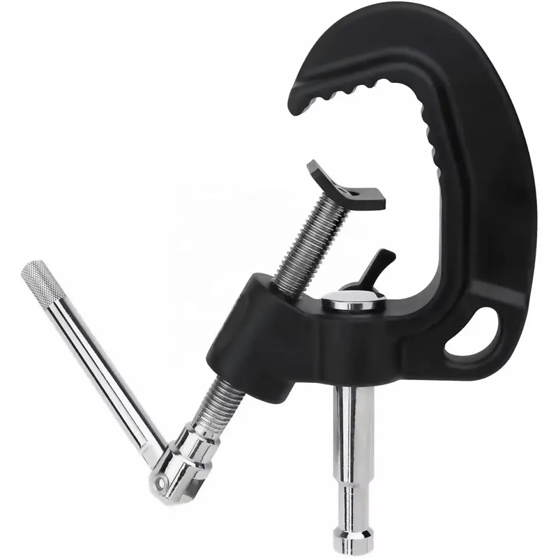 MagicLine Junior Pipe Clamp with Baby Pin TV Junior C-Clamp with Tommy Bar and Pad (C65)